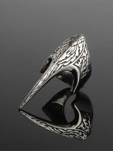 Syfer Ertugrul Gazi Ring For Boy Men IYI Ring Dirilis Ertugrul ring for boy & girl Stainless Steel Silver Plated Ring