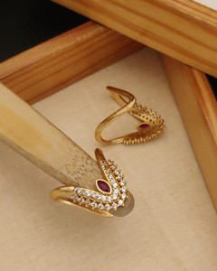 bettar think VANKI RING FOR Brass Gold Plated Ring
