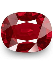 VishvMa Burma Ruby Manik Gemstone 5.25 Ratti with Lab Report & Guarantee Certificate Stone Ruby Ring