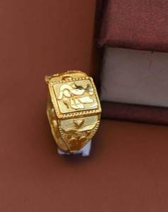 TMRcreation TMRcreation MAN FINGER RING/ 1 YEAR VALIDITY FOR RING Brass Gold Plated Ring