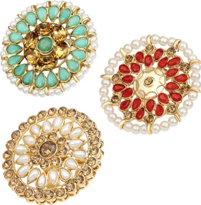 Kord Store Alloy Gold Plated Ring Set