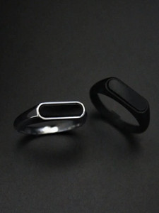 JMAATRCHAAYA PIYUSH ENTERPRISES STYLISH GOLD,SILVER&TITANIUM PLATED RINGS Alloy Sterling Silver, Titanium Plated Ring