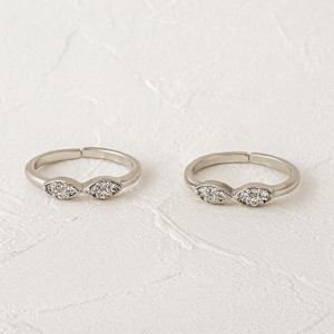 Zarkan The Wonderous Wings Silver Toe Rings Gift for women And girl with 925 stamped Silver Zircon Rhodium Plated Toe Ring