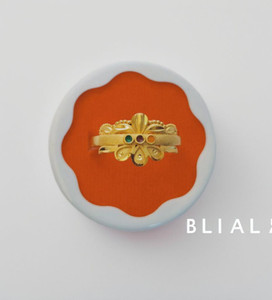 FASHION PRIYA 1 gram golden special for women Brass Gold Plated Ring