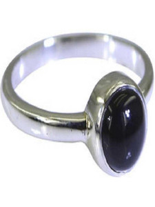 RATAN BAZAAR Sulemani Hakik Ring Original Semi Precious Agate 7.25 carat stone Astrological Purpose for men & women Stone Agate Silver Plated Ring