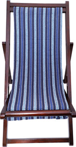 Decorhand Mango Wood with Walnut Brown Color Relaxing Chair/Comfort Folding Chair Solid Wood 1 Seater Rocking Chairs