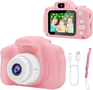 sparknest Pink Digital Camera for Kids | 2"LCD Screen | Rechargeable Toy | Photo & Video
