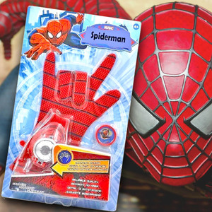 Uneeke Shape Spiderman Disc Shooter Watch Gadget, Toy Set with Gloves, Cosplay Launcher Gun