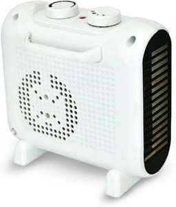 पैसिफिका Portable Room Convector Heater 2000-Watt with Adjustable Thermostat for Small to Medium Room | Noiseless & Energy Efficient | Long Lasting Micro Element | 1 Year Warranty | (OZ-H106) White Color पंखा रूम हीटर