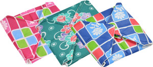 Flipkart SmartBuy ROTI/CHAPATI COTTON FLAP COVER PACK OF 3 Printed Roti Square Flap Cover