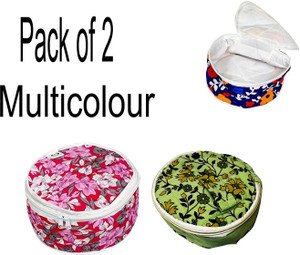 Flipkart SmartBuy ROTI/CHAPATI COTOON PRINTED WITH ZIPER SET OF 2 Printed Roti Round Disk Cover
