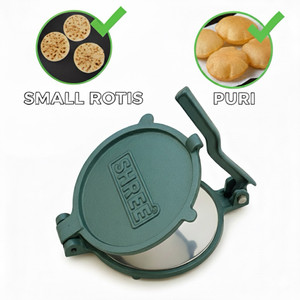Kitchsmart Heavy Duty CI_No_6 Puri Press Machine for Kitchen | Puri, Papad Roti and Khakra Maker