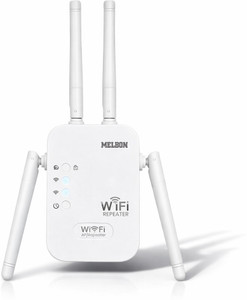 Melbon WiFi. Extender 300Mbps WiFi Repeater WiFi Range Extender 2.4 GHz 300 Mbps Wifi Speed Dual Band External Antenna Ethernet (Cable Broadband)