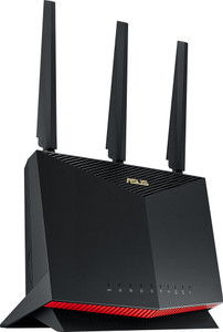 ASUS RT-AX86U PRO Mesh Router 2.4 GHz, 5 GHz 4804 Mbps Wifi Speed Dual Band External Antenna Ethernet (Cable Broadband)