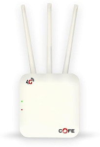 COFE CF-4G 903 4G Router 2.4 GHz 300 Mbps Wifi Speed Single Band Internal & External Antenna Ethernet (Cable Broadband)