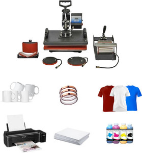 Monotech Enterprises 5 in 1 Combo Sublimation Printing Machine Full ...