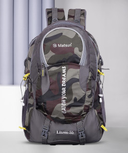 Matsun Large 55 L Laptop Backpack Premium Waterproof Bag For Travelling Trekking Rucksack  - 55 L