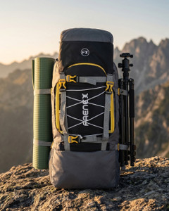 faenex Trekking Backpack Ergonomic Hiking Bag with Reinforced Stitching Rucksack  - 80 L