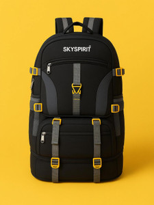sky spirit Large Backpack for Travel, Hiking & Outdoor with Shoe Compartment 65 L Backpack