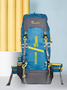 Trunkit Travel bag for men tourist bag backpack for hiking trekking camping Rucksack  - 65 L