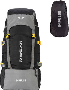 IMPULSE Keep Discovering Waterproof Trekking Hiking Camping Outdoor Luggage Bags Rucksack - 60 L