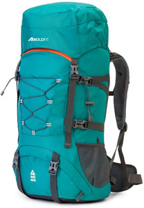 BOLDFIT Summit Pro pro 60L Trekking travel Bag with raincover & shoe compartment RKSP60 Rucksack  - 60 L