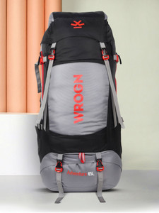 WROGN Trekking Bag For Hiking/Camping/Outdoor Sports with Rain Cover/Shoe Compartment Rucksack  - 65 L