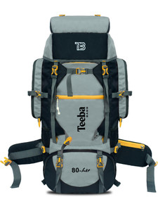 Teeba Bags Waterproof Trekking Hiking Camping Outdoor Camp Luggage Bag Tour Travel Backpack Rucksack  - 80 L