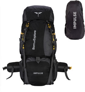 IMPULSE 80 Litres Curve Water Resistant Rucksack Trekking Hiking Camping Outdoor Camps Luggage Bags Tour Travel Backpack Rucksack  - 80 L