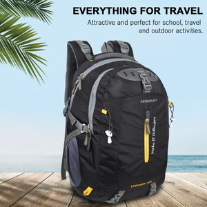 AEROCRAFT Ultimate Waterproof Travel Backpack Camping Hiking Trecking Bag With Rain Cover Rucksack  - 45 L