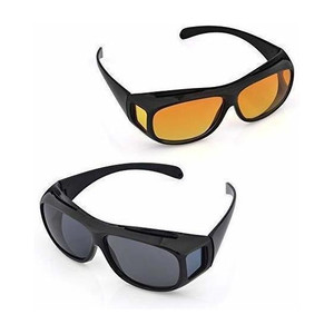 TOPHAVEN HD Vision(TM) Wraparounds Wrap Around Glasses Motorcycle Goggles Cycling Goggles Cycling Goggles