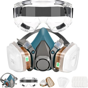 CHITENTERPRISE Gas Mask RESPIRATOR WITH FILTER RESPIRATOR MASK Welding  Safety Goggle