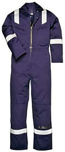 ARC Men's Cotton Regular basic style Industrial Coverall Boiler Suit reflective 2XL Safety Jacket
