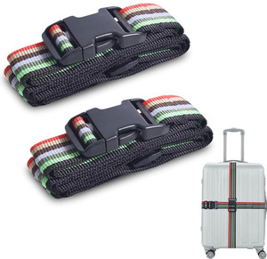 Robustt Luggage Straps Suitcase Lock Belt Strap (Pack of