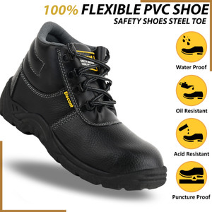 foot trends Steel Toe Synthetic Leather Safety Shoe