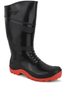 Elecant PVC 15-inch Industrial Gumboots, Non-Metallic Toe, Oil, Water and Acid Resistant Boots For Men
