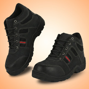 Xellent Steel Toe Synthetic Safety Shoe Black - Image 6