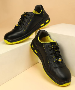 Liberty Steel Toe Genuine Leather Safety Shoe Price in India - Buy