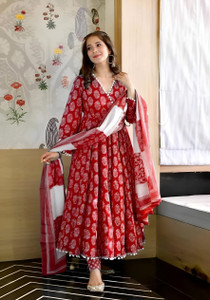 Lali Creation Printed Kurta, Palazzo & Dupatta Set