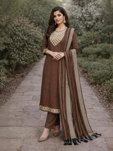 M I TEXTILE Embroidered Kurta Set - Image 3