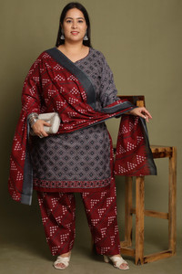 Rajnandini Printed Kurta, Patiala & Dupatta Set