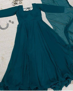 mogal fashion Self Design Anarkali Kurta, Bottom & Dupatta Set