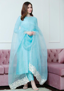 Ashohini Self Design Kurta, Trouser/Pant & Dupatta Set