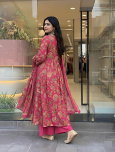 Aimca Printed Kurta, Salwar & Dupatta Set