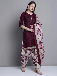 Rajnandini Printed Kurta, Patiala & Dupatta Set