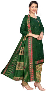 Merira Floral Print Kurta, Salwar & Dupatta Set