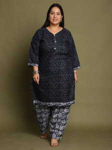 Aaradhya Fashion Printed Kurta, Patiala & Dupatta Set