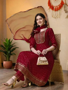 HouseOfCommon Women Kurta Pant Dupatta Set
