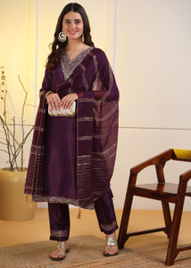 DSK STUDIO Women Kurti Pant Dupatta Set