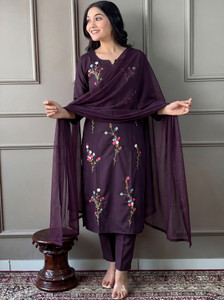 C4A Women Kurta Pant Dupatta Set - Image 6